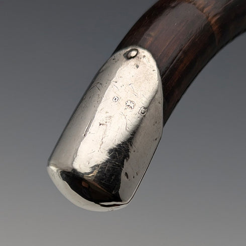 1919年 英国アンティーク レディース用 曲がりハンドル ステッキ 杖 76cm